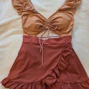 Retro 1 piece swimsuit